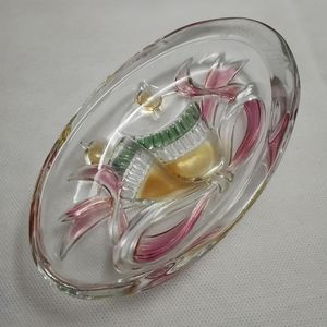 Savoir Vivre Holiday Spirit 7" Oval Glass Tray